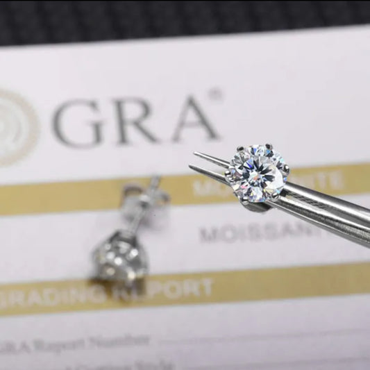 moissanite earing’s