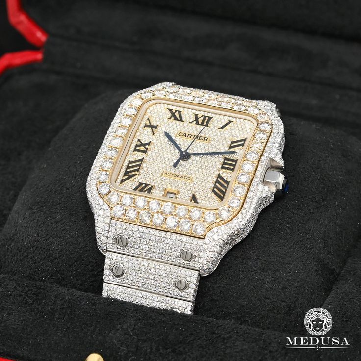 moissanite cartier watch